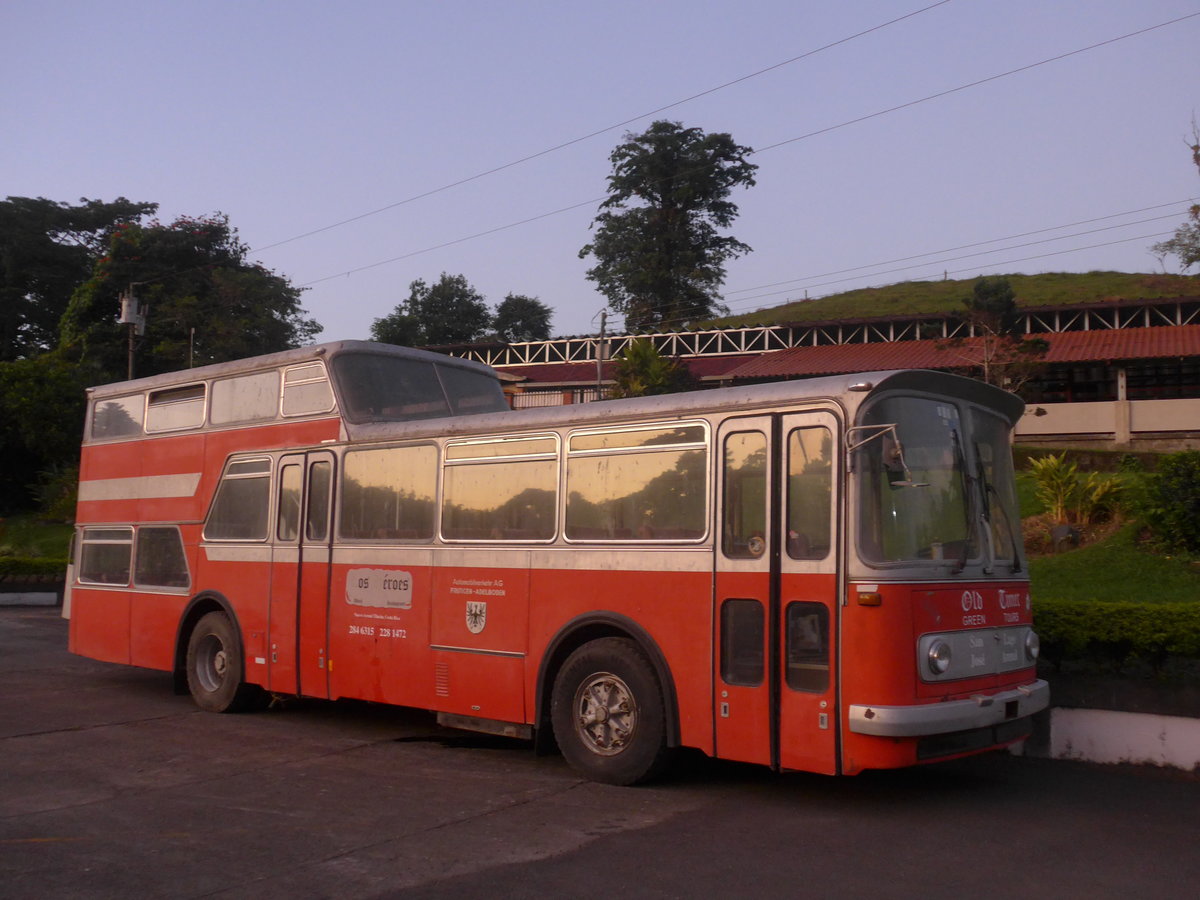 (212'258) - Ulrich, Nuevo Arenal - FBW/Vetter-R&J Anderthalbdecker (ex Wespe, CH-Altst�tten; ex AFA Adelboden/CH Nr. 6) am 23. November 2019 in Nuevo Arenal, Los H�roes