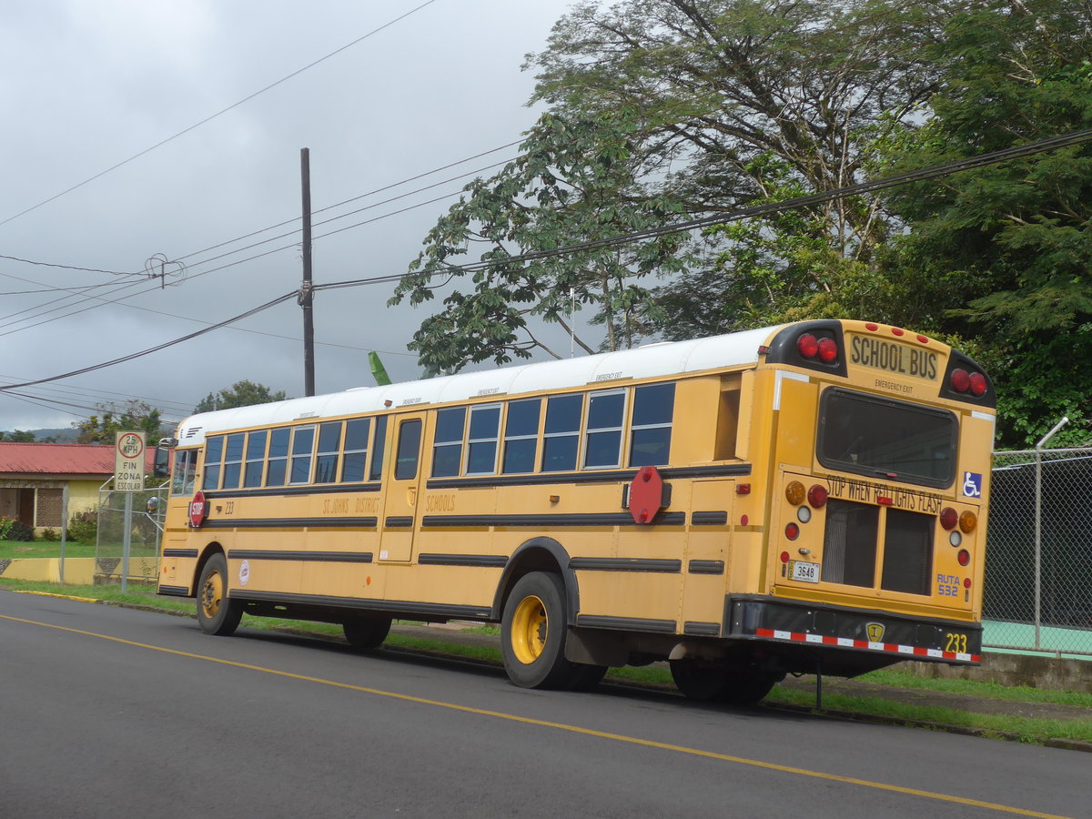 (212'468) - Transportes Tilar�n, Tilar�n - Nr. 233/3648 - International am 26. November 2019 in Nuevo Arenal