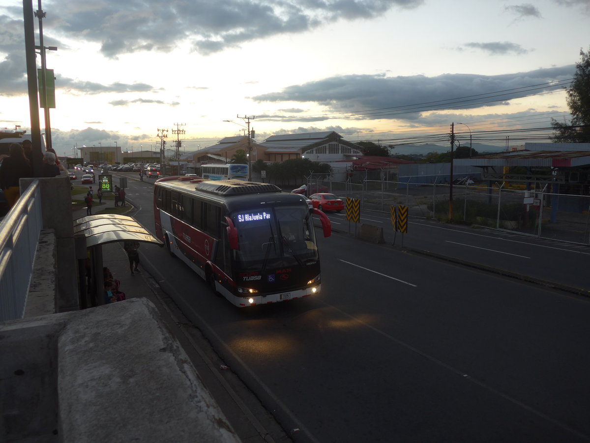 (212'519) - Tuasa, Alajuela - Nr. 116/7275 - MAN-Kinglong am 26. November 2019 in San Jos�, Airport