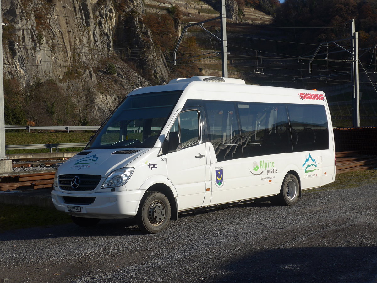 (212'728) - TPC Aigle - Nr. 550/VD 293'487 - Mercedes am 8. Dezember 2019 in Aigle,D�p�t