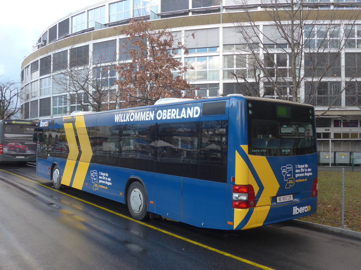 (213'088) - STI Thun - Nr. 128/BE 800'128 - MAN am 24. Dezember 2019 bei der Schiffl�ndte Thun