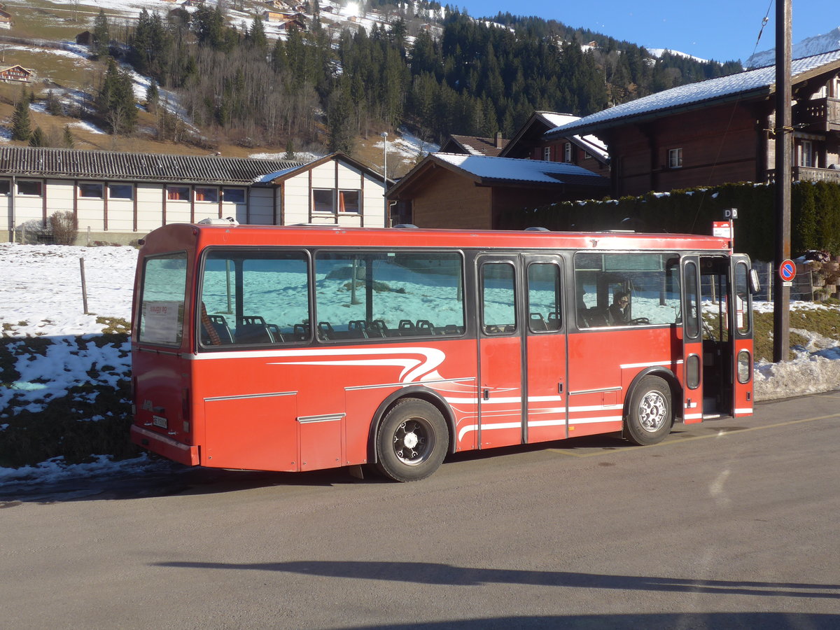 (213'306) - AFA Adelboden - Nr. 50/BE 715'002 - Vetter (ex AVG Grindelwald Nr. 21) am 2. Januar 2020 beim Bahnhof Lenk