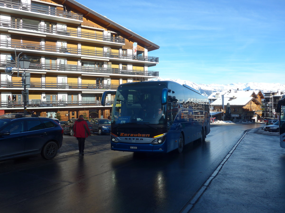 (213'339) - Zerzuben, Visp-Eyholz - Nr. 17/VS 66'361 - Setra am 4. Januar 2020 in Haute-Nendaz, T�l�cabine