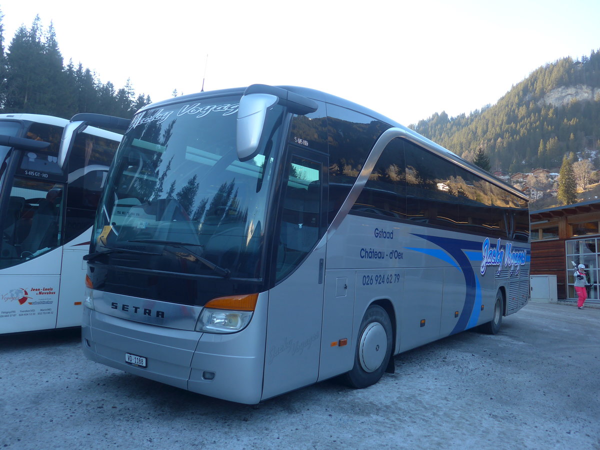 (213'721) - Jacky Voyages, Ch�teau-d'Oex - VD 1188 - Setra am 11. Januar 2020 in Adelboden, ASB
