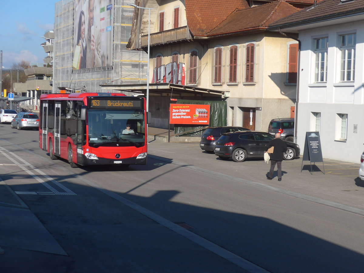 (213'968) - Bernmobil, Bern - Nr. 432/BE 843'432 - Mercedes am 20. januar 2020 beim Bahnhof M�nsingen