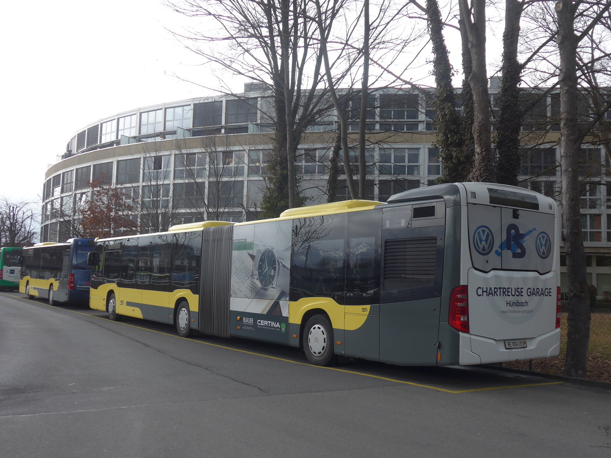 (214'107) - STI Thun - Nr. 183/BE 804'183 - Mercedes am 3. Februar 2020 bei der Schiffl�ndte Thun
