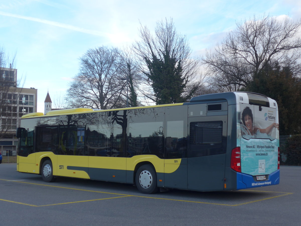 (214'551) - STI Thun - Nr. 408/BE 836'408 - Mercedes am 20. Februar 2020 bei der Schiffl�ndte Thun