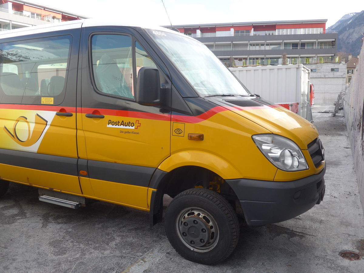 (214'934) - PostAuto Graub�nden - (GR 71'214) - Mercedes am 1. M�rz 2020 in Chur, Garage (Teilaufnahme)