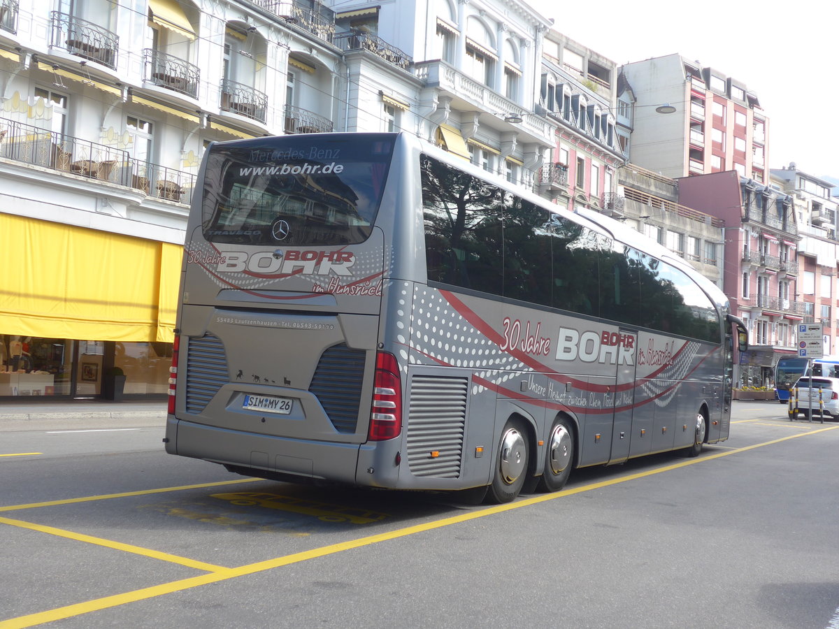 (215'148) - Aus Deutschland: Bohr, Lautzenhausen - SIM-MY 26 - Mercedes am 14. M�rz 2020 in Montreux, Escaliers de la Gare