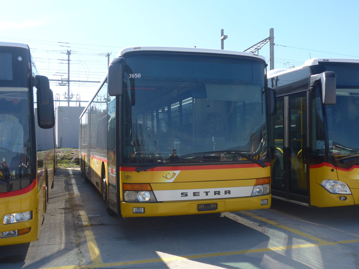 (215'205) - CarPostal Ouest - (JU 1945) - Setra (ex Nr. 70; ex Stucki, Porrentruy Nr. 11) am 15. M�rz 2020 in Yverdon, Garage