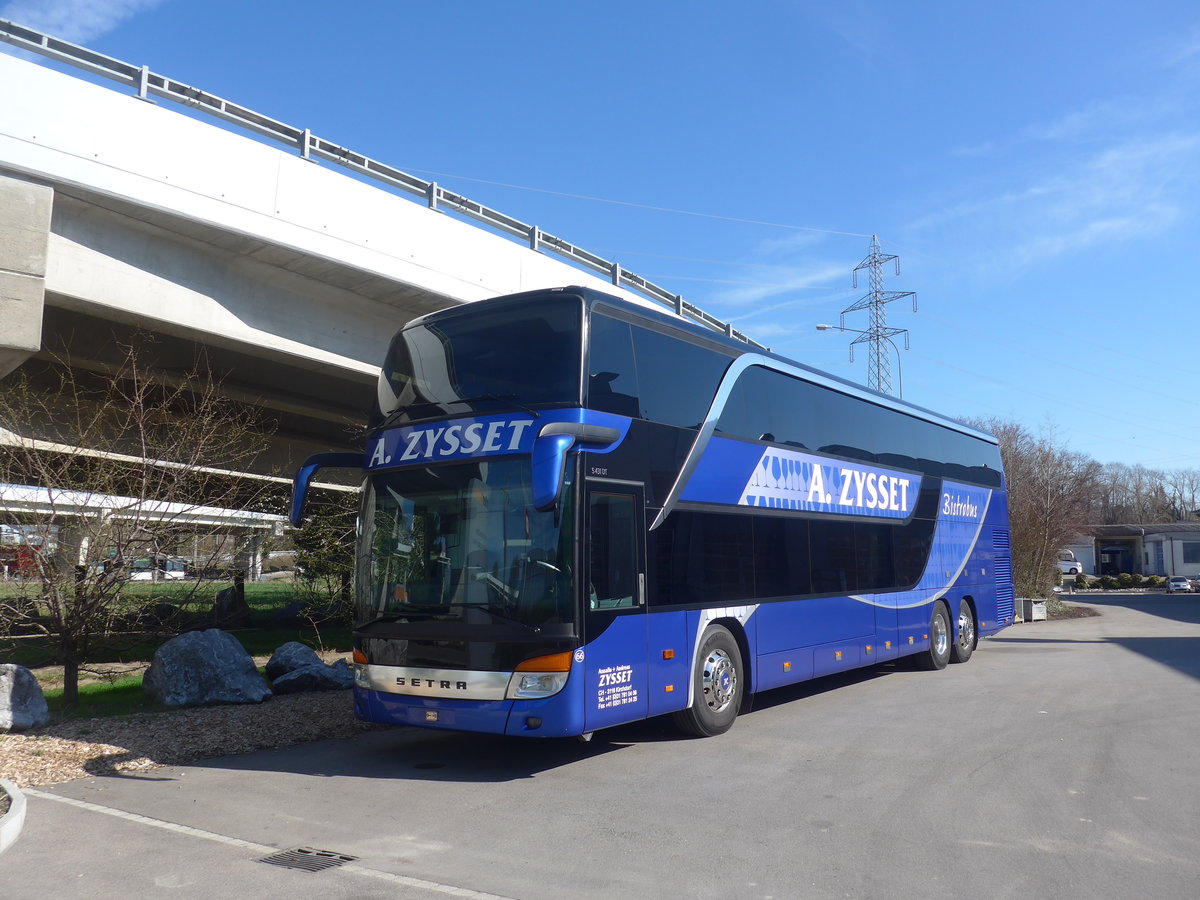 (215'232) - Zysset, Kirchdorf - Nr. 66 - Setra am 15. M�rz 2020 in Kerzers, Interbus