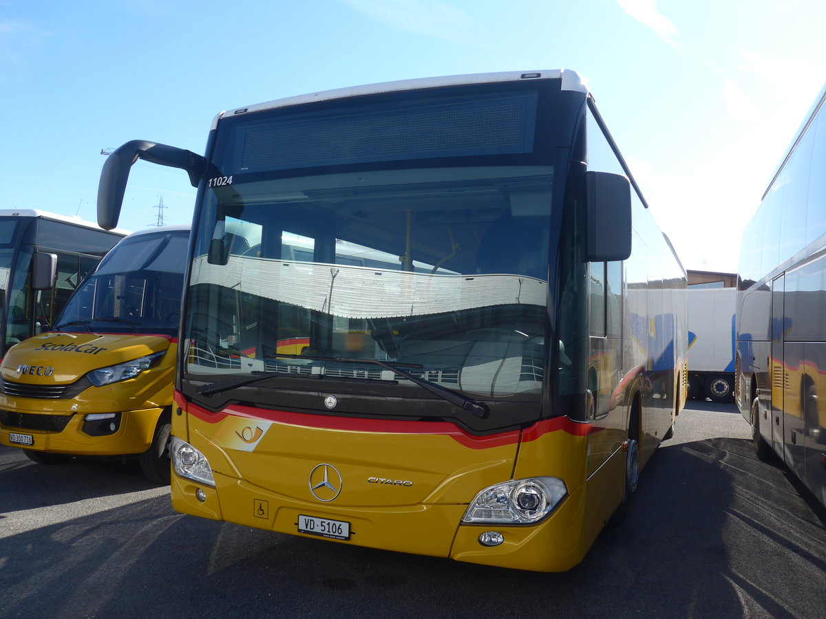 (215'241) - Faucherre, Moudon - VD 5106 - Mercedes am 15. M�rz 2020 in Kerzers, Interbus