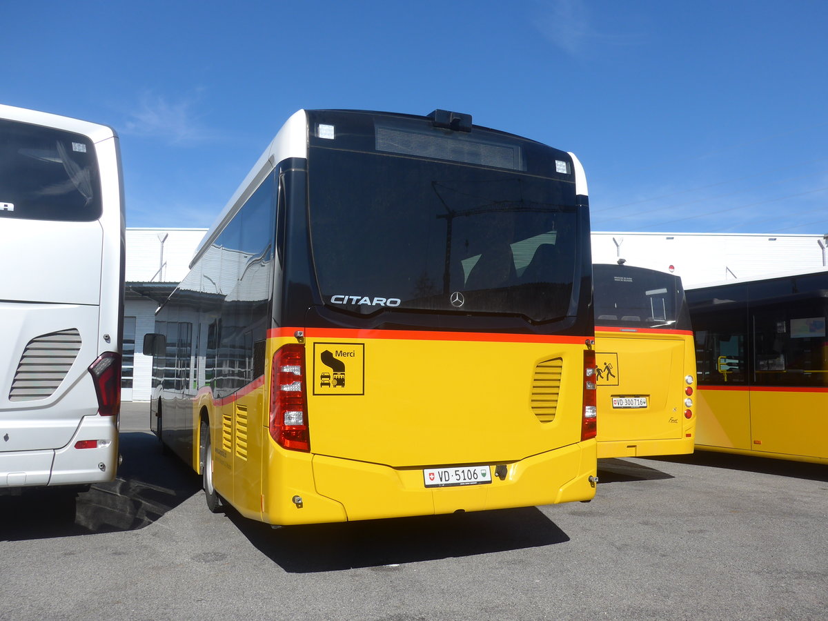 (215'249) - Faucherre, Moudon - VD 5106 - Mercedes am 15. M�rz 2020 in Kerzers, Interbus