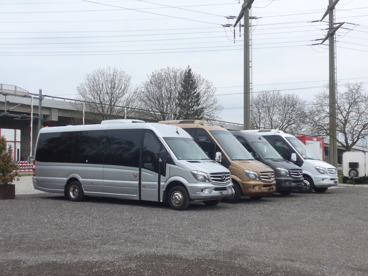 (215'406) - Busmiete, Regensdorf - BE 838'349 - Mercedes am 22. M�rz 2020 in Kerzers, Garage Edelline