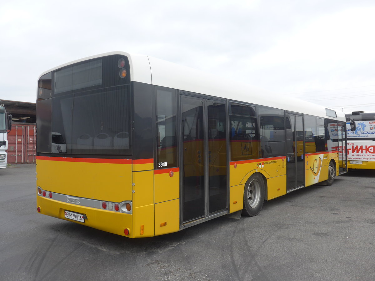 (215'444) - PostAuto Nordschweiz - Nr. 7/SO 189'016 - Solaris (ex PostAuto Bern Nr. 7; ex Klopfstein, Laupen Nr. 7) am 22. M�rz 2020 in Kerzers, Interbus 