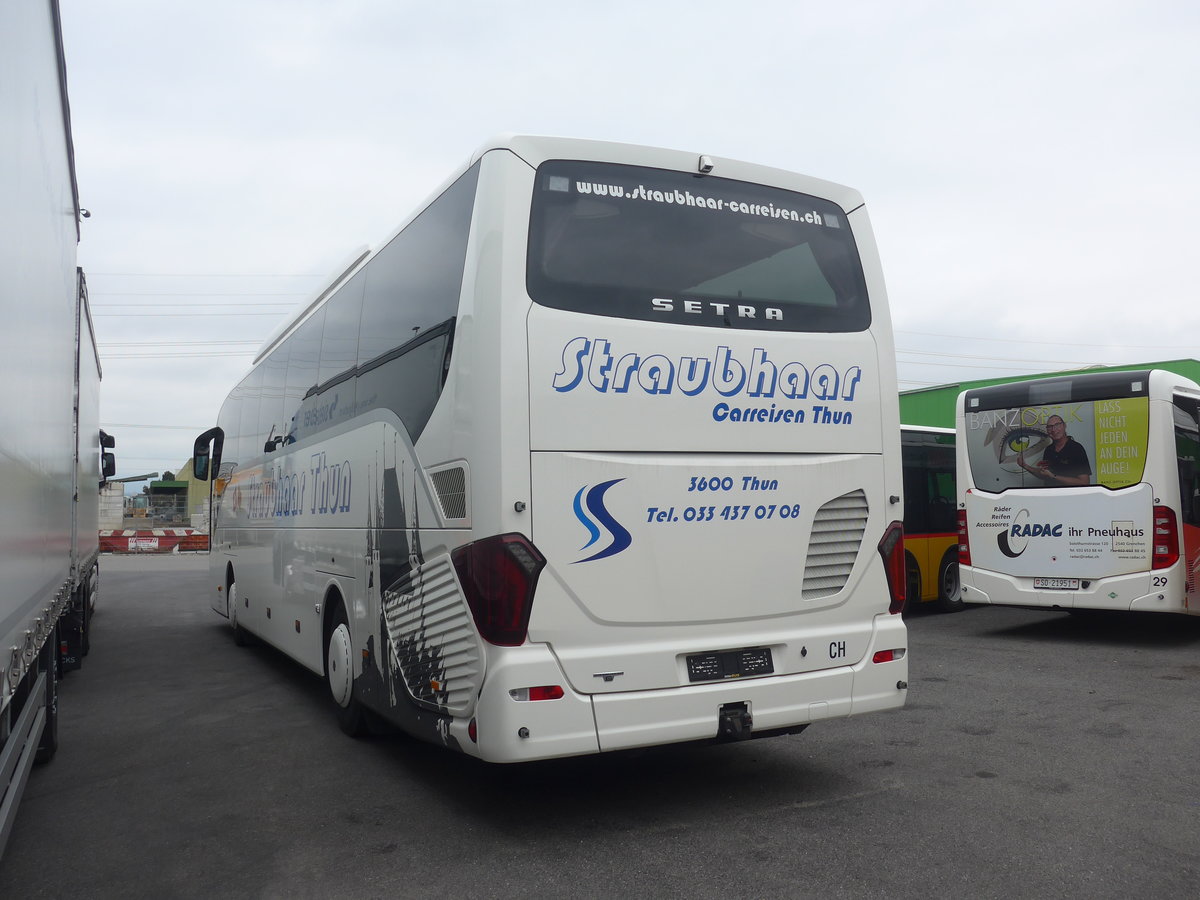 (215'448) - Straubhaar, Thun - Nr. 6 - Setra am 22. M�rz 2020 in Kerzers, Interbus