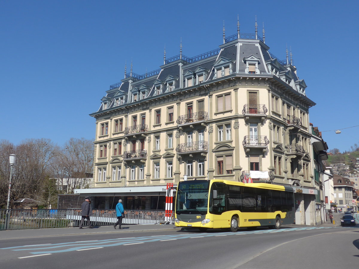 (215'504) - STI Thun - Nr. 156/BE 752'156 - Mercedes am 24. M�rz 2020 in Thun, Allmendbr�cke