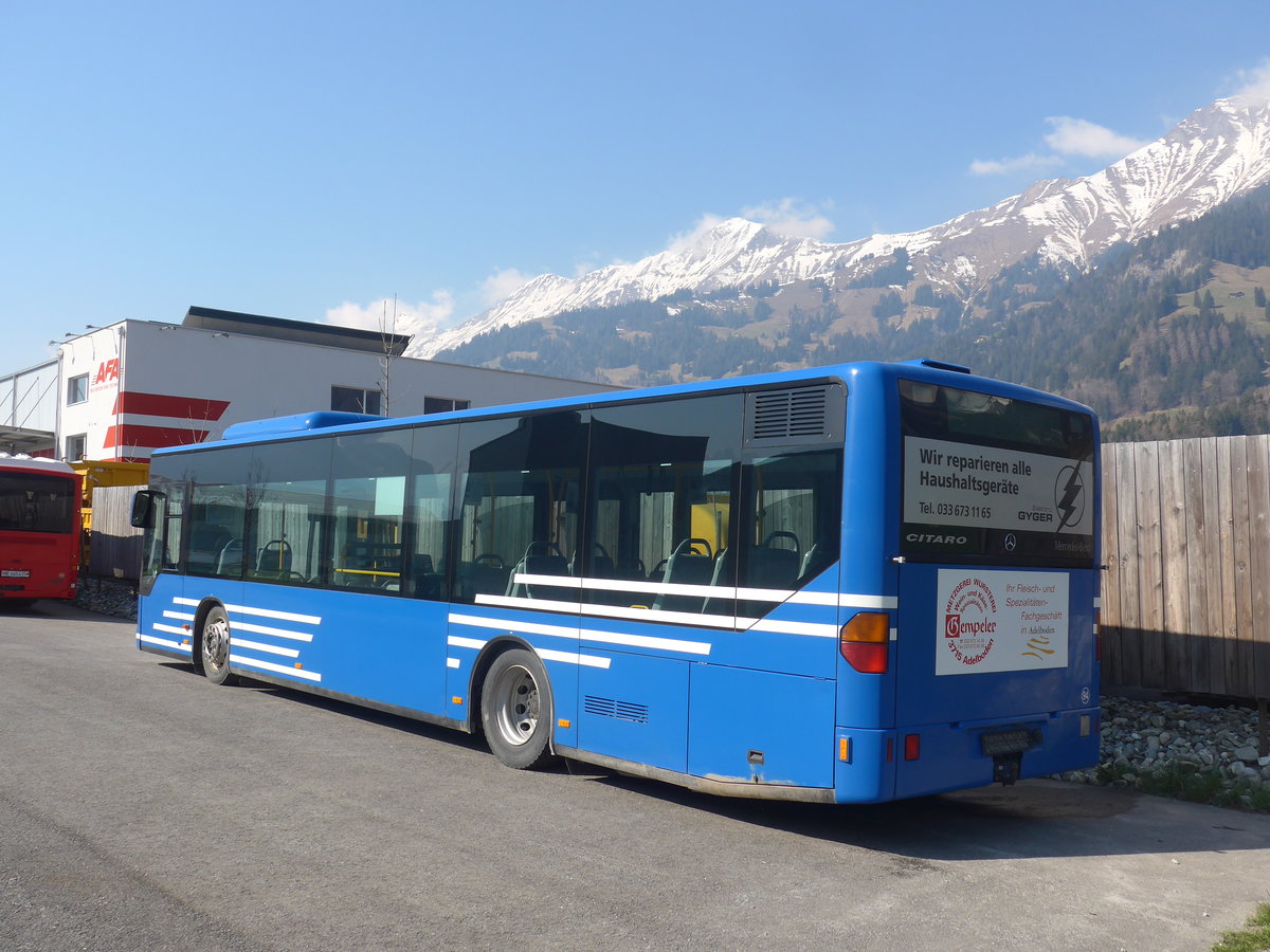 (215'520) - AFA Adelboden - Nr. 94 - Mercedes am 25. M�rz 2020 in Frutigen, Garage
