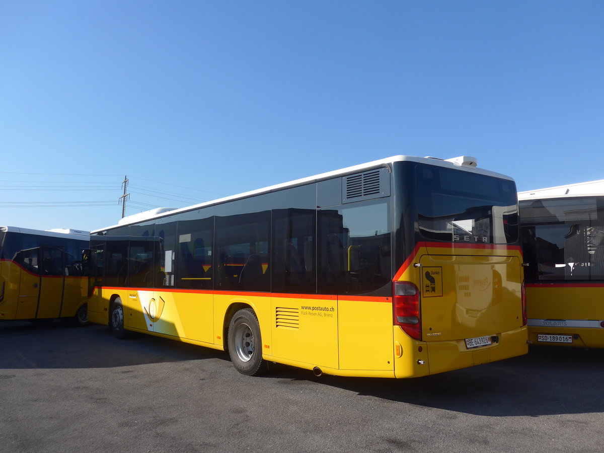 (215'874) - Fl�ck, Brienz - Nr. 8/BE 643'926 - Setra am 4. April 2020 in Kerzers, Interbus