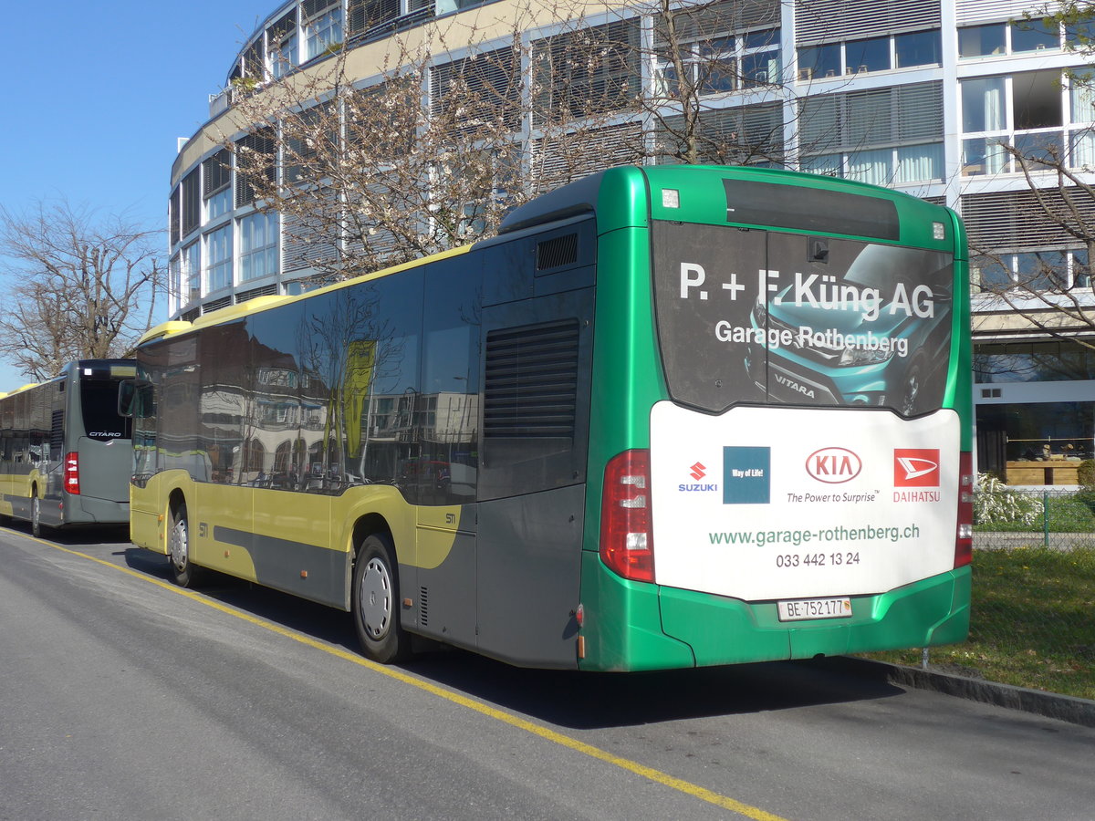 (215'896) - STI Thun - Nr. 177/BE 752'177 - Mercedes am 6. April 2020 bei der Schiffl�ndte Thun