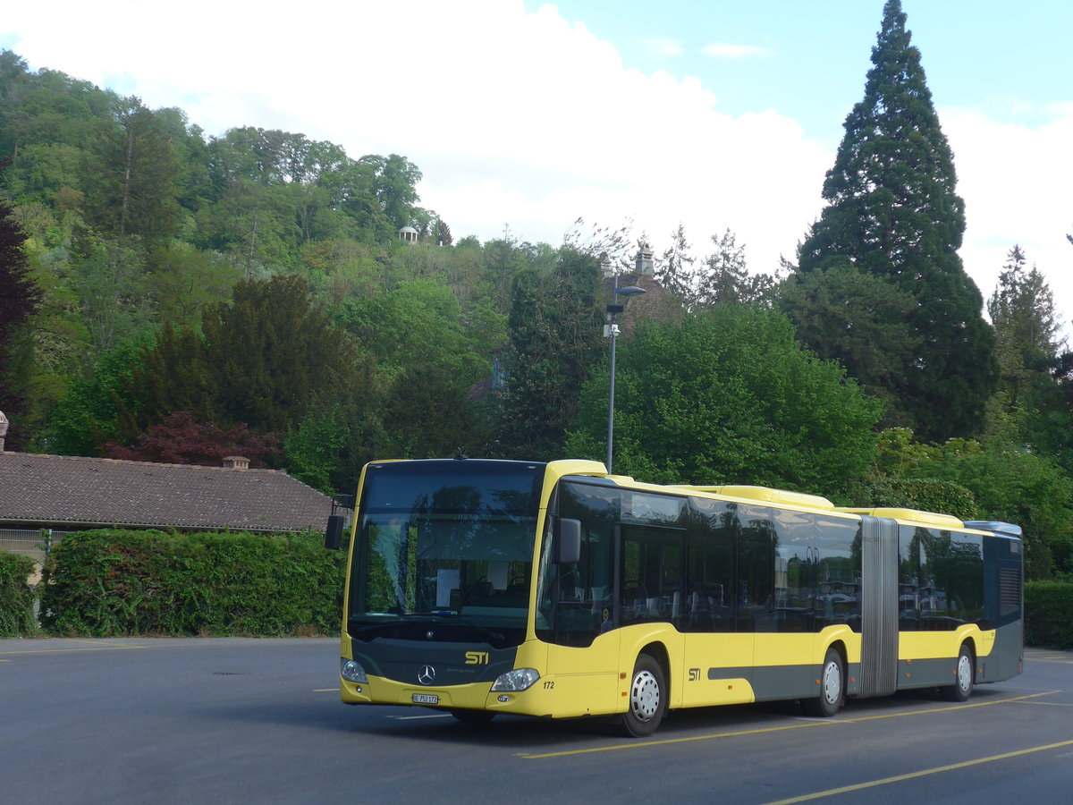 (216'530) - STI Thun - Nr. 172/BE 752'172 - Mercedes am 27. April 2020 bei der Schiffl�ndte Thun