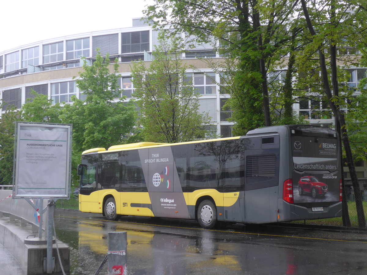 (216'533) - STI Thun - Nr. 176/BE 752'176 - Mercedes am 28. April 2020 bei der Schiffl�ndte Thun