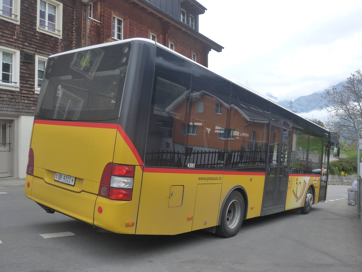 (216'545) - AAGU Altdorf - Nr. 72/UR 9311 - MAN/G�ppel (ex PostAuto Bern; ex PostAuto Bern Nr. 217; ex RBS Worblaufen Nr. 217) am 28. April 2020 in Gurtnellen, Dorf