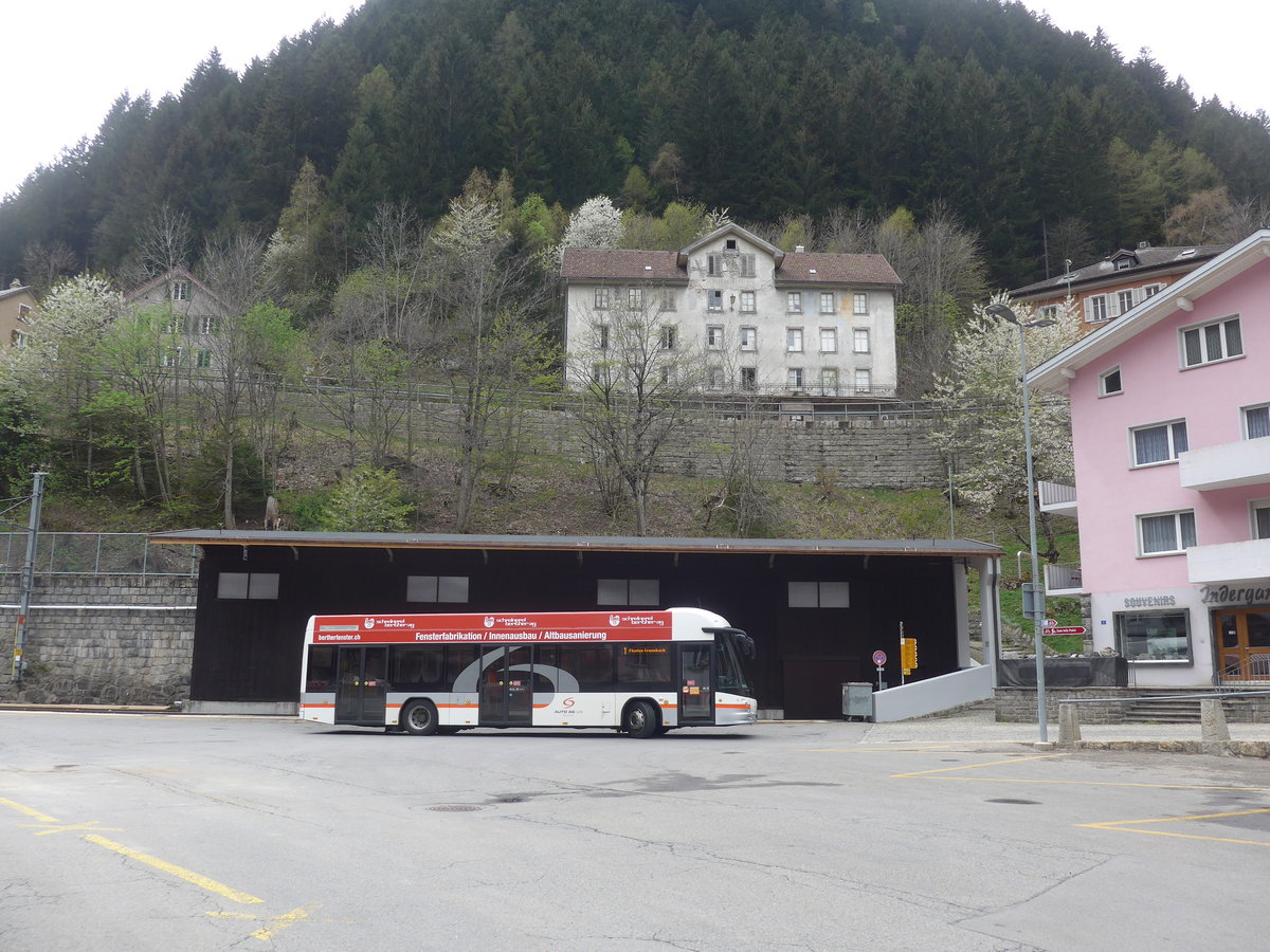 (216'557) - AAGU Altdorf - Nr. 12/UR 9315 - Hess am 28. April 2020 beim Bahnhof G�schenen