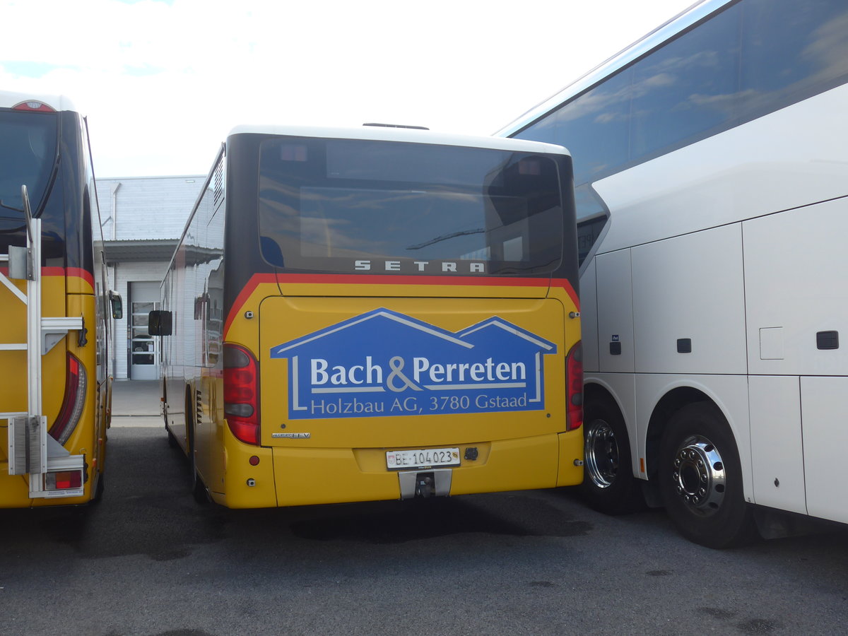 (216'912) - K�bli, Gstaad - BE 104'023 - Setra (ex Nr. 1) am 10. Mai 2020 in Kerzers, Interbus