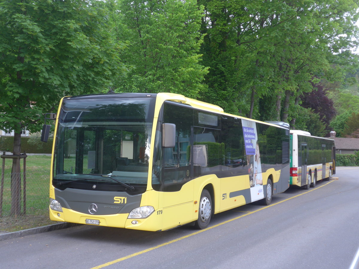 (217'106) - STI Thun - Nr. 179/BE 752'179 - Mercedes am 10. Mai 2020 bei der Schiffl�ndte Thun