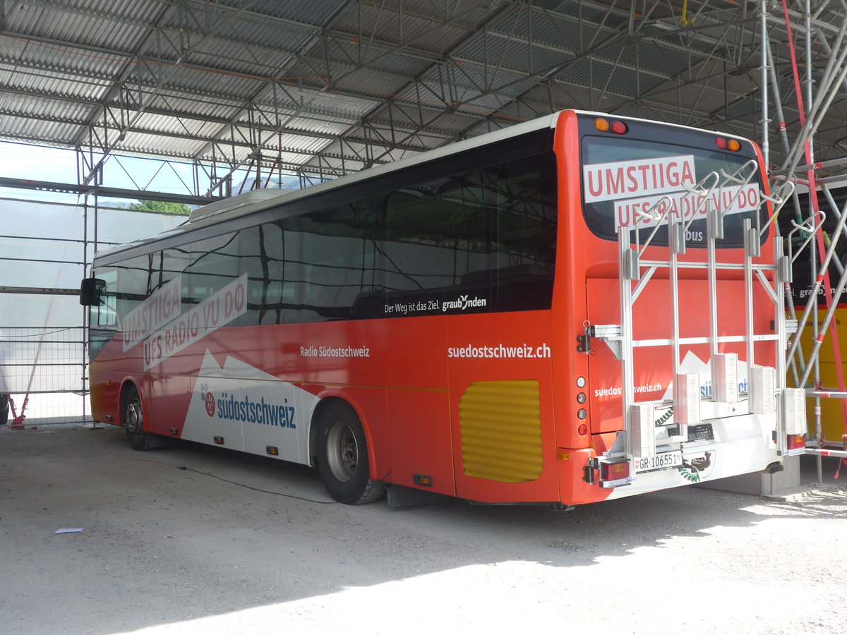 (217'240) - PostAuto Graub�nden - GR 106'551 - Irisbus am 23. Mai 2020 in Chur, Garage Obere Au