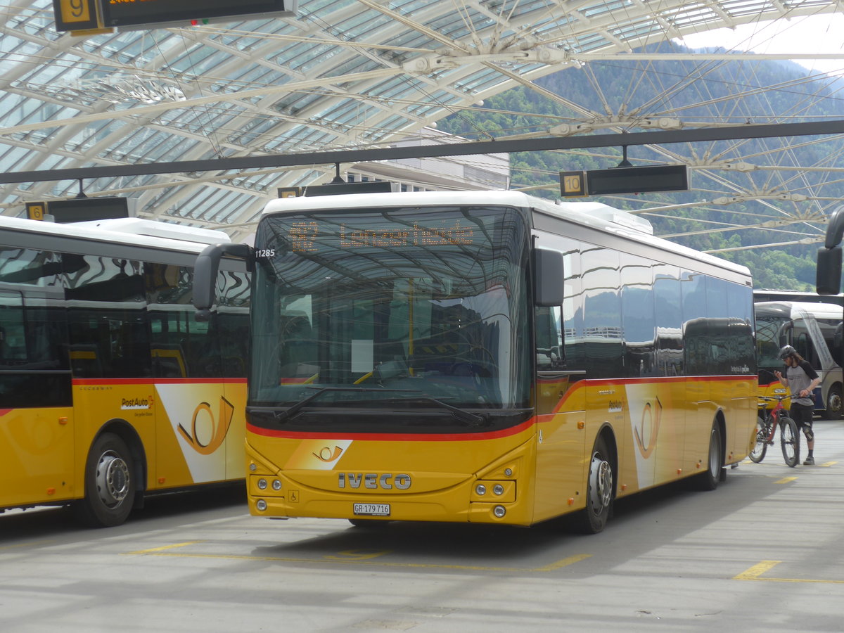 (217'249) - PostAuto Graub�nden - GR 179'716 - Iveco am 23. Mai 2020 in Chur, Postautostation