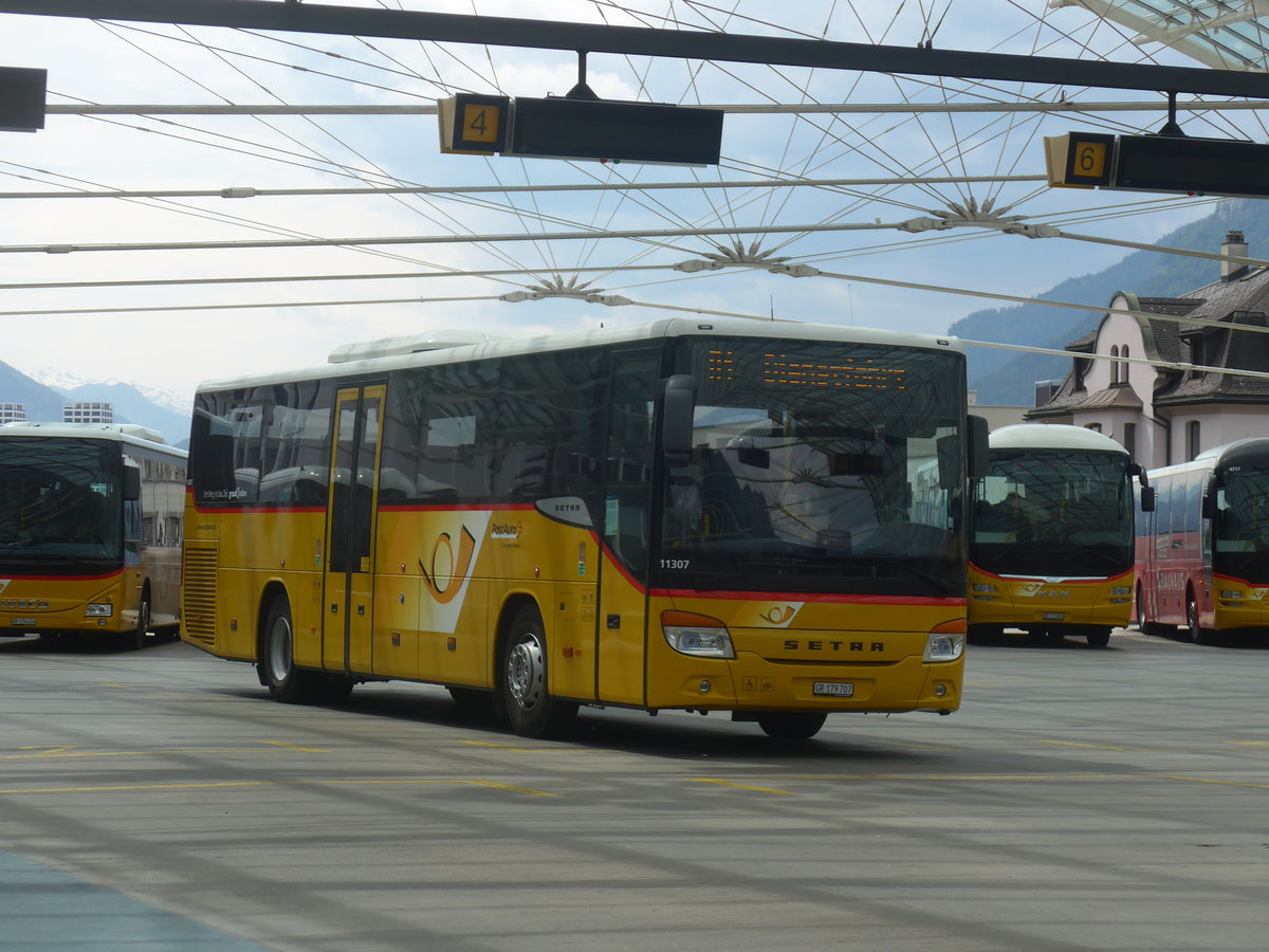 (217'253) - PostAuto Graub�nden - GR 179'707 - Setra am 23. Mai 2020 in Chur, Postautostation