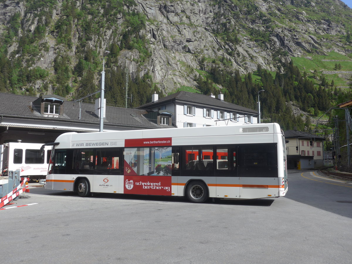 (217'339) - AAGU Altdorf - Nr. 10/UR 9141 - Hess am 24. Mai 2020 beim Bahnhof G�schenen