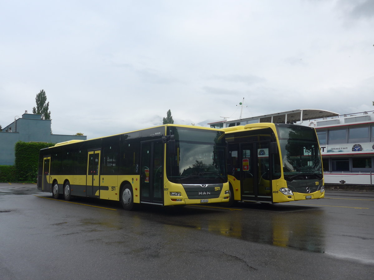 (217'674) - STI Thun - Nr. 601/BE 865'601 - MAN am 7. Juni 2020 bei der Schiffl�ndte Thun