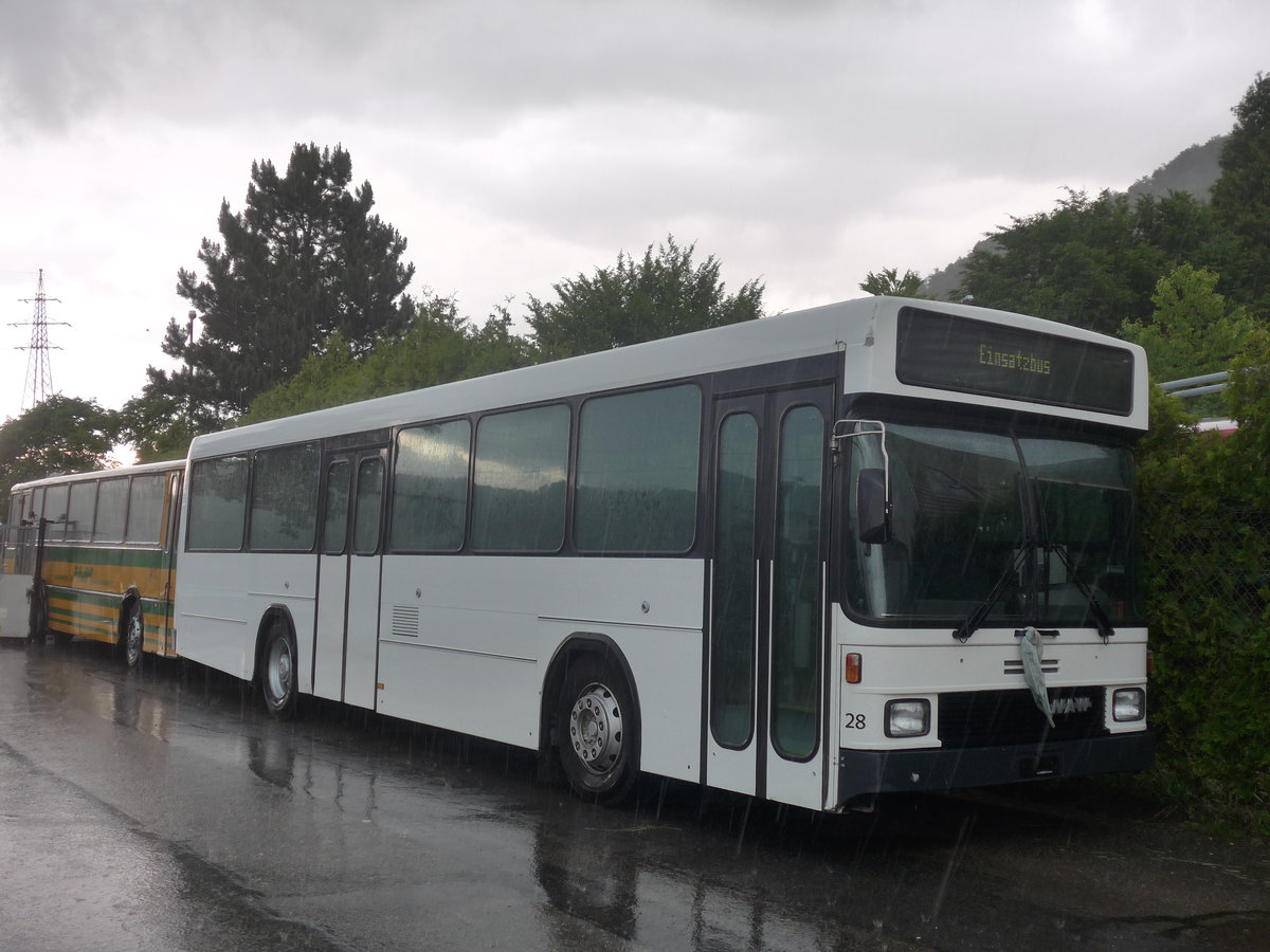 (217'886) - Ryffel, Volketswil (R�trobus) - Nr. 28 - NAW/Hess am 13. Juni 2020 in Moudon, R�trobus