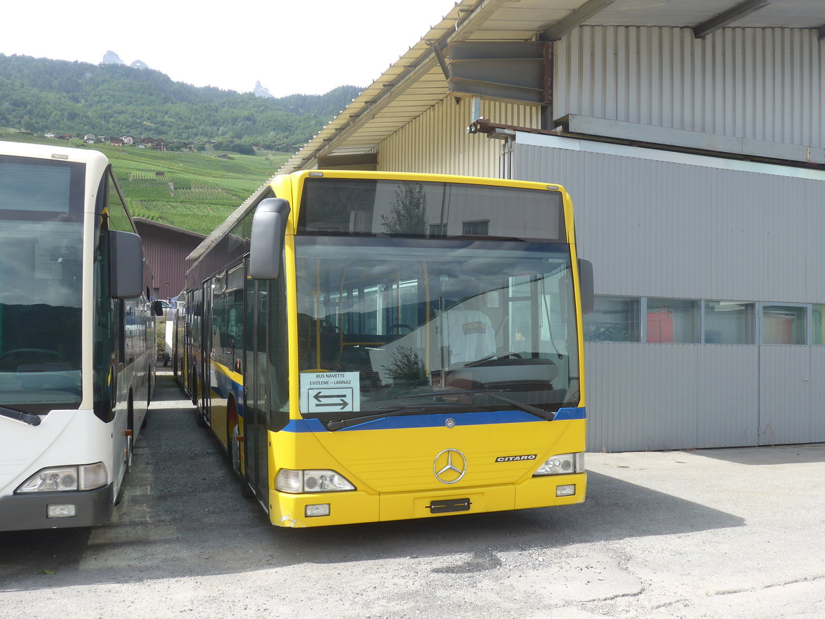 (217'903) - T�l�-Evol�ne, Evol�ne - Mercedes (ex BLT Oberwil Nr. 34) am 13. Juni 2020 in Leytron, Garage Buchard