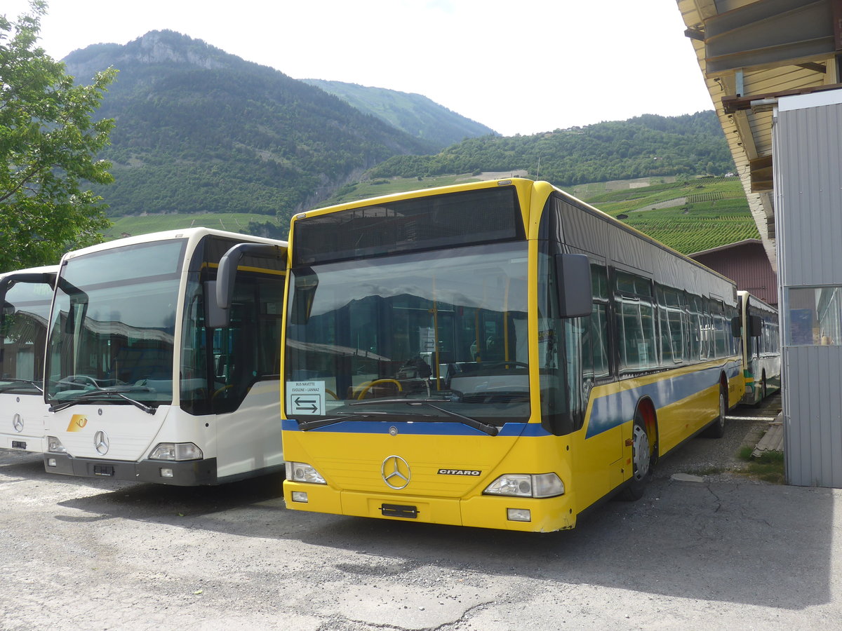 (217'904) - T�l�-Evol�ne, Evol�ne - Mercedes (ex BLT Oberwil Nr. 34) am 13. Juni 2020 in Leytron, Garage Buchard