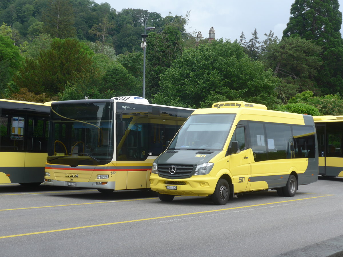 (218'041) - STI Thun - Nr. 4/BE 841'004 - Mercedes am 15. Juni 2020 bei der Schiffl�ndte Thun