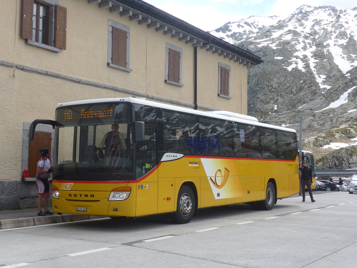 (218'119) - PostAuto Bern - Nr. 70/BE 653'387 - Setra am 21. Juni 2020 in Gotthard, Passh�he