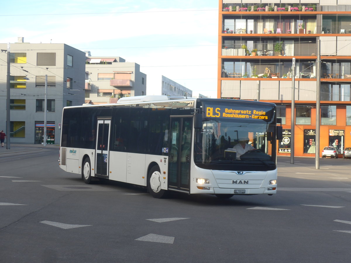(218'448) - Funi-Car, Biel - Nr. 24/BE 708'024 - MAN am 4. Juli 2020 beim Bahnhof Bern Br�nnen Westside