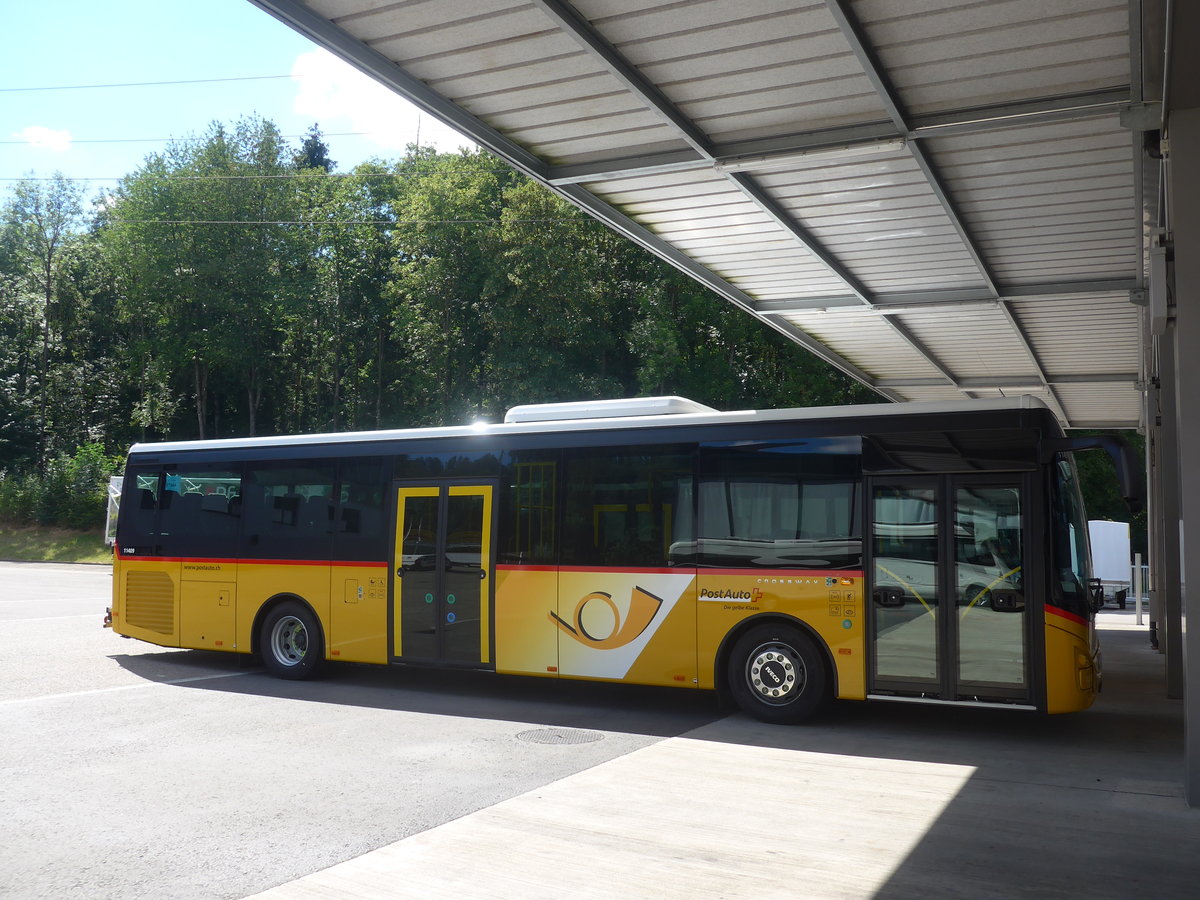 (218'489) - PostAuto Graub�nden - PID 11'409 - Iveco am 5. Juli 2020 in Hendschiken, Iveco
