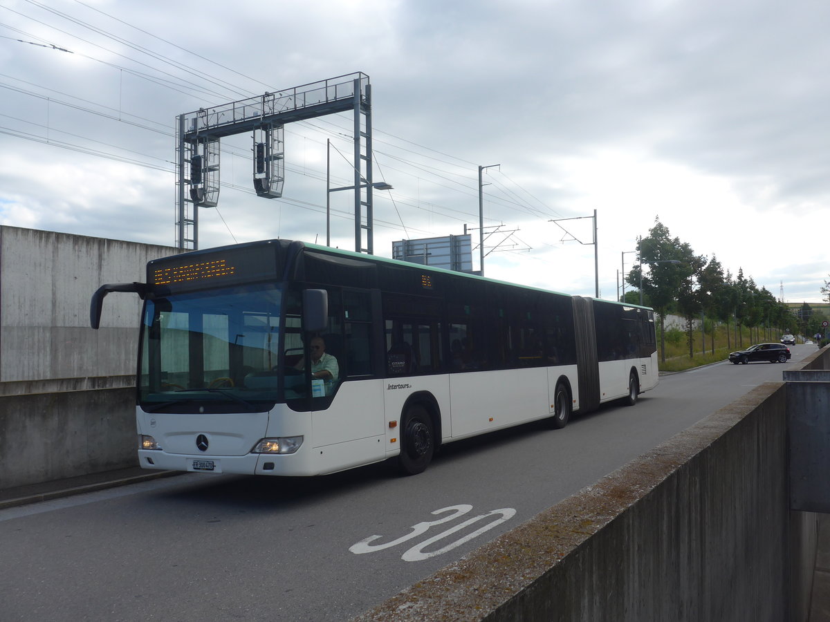 (218'591) - Intertours, Domdidier - Nr. 207/FR 300'470 - Mercedes (ex Zeretzke, D-Castrop-Rauxel Nr. 43) am 6. Juli 2020 beim Bahnhof Bern Br�nnen Westside