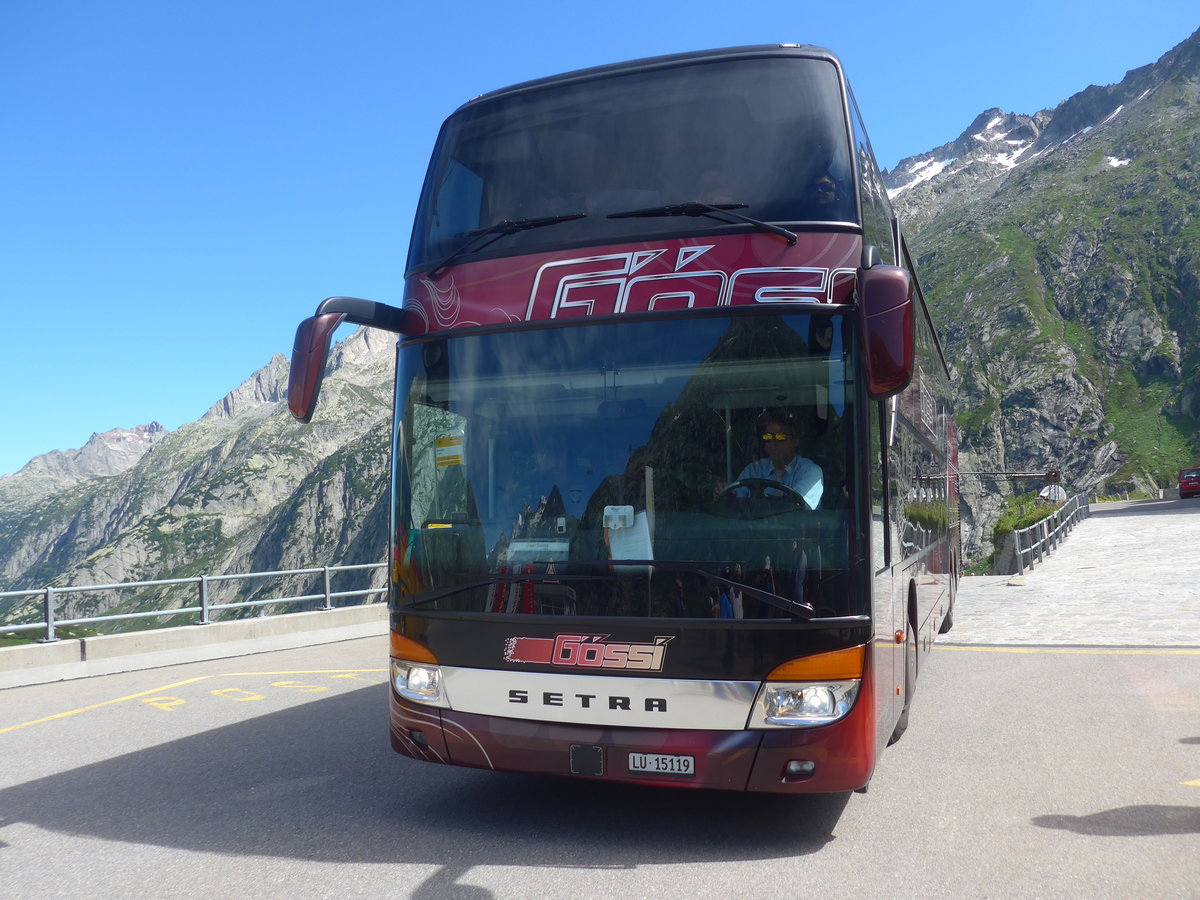 (218'654) - G�ssi, Horw - LU 15'119 - Setra am 12. Juli 2020 in Grimsel, Hospiz
