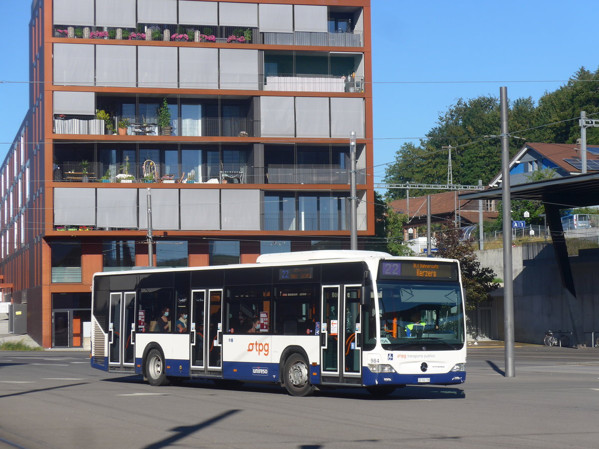 (218'708) - Gen�ve-Tours, Gen�ve - Nr. 984/GE 960'798 - Mercedes am 12. Juli 2020 beim Bahnhof Bern Br�nnen Westside
