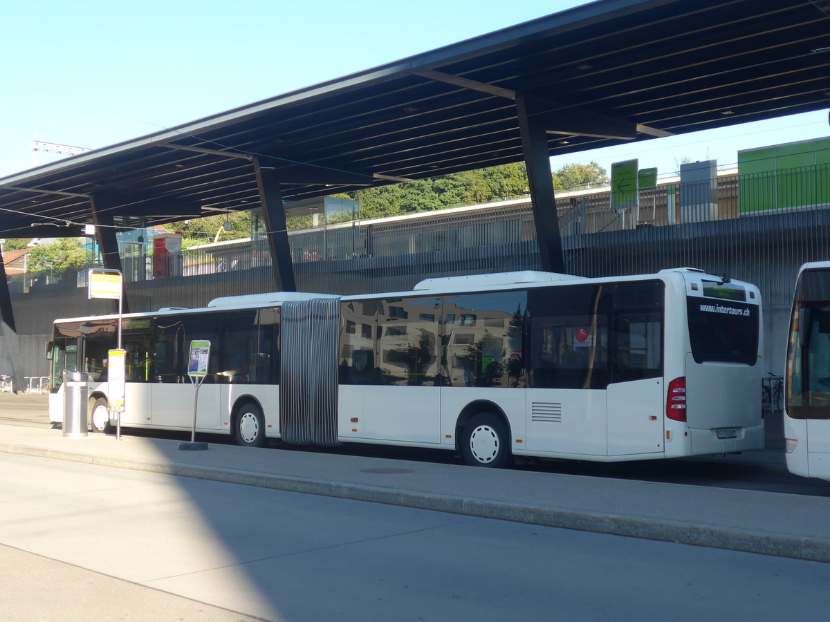 (218'709) - Intertours, Domdidier - Nr. 210/FR 300'480 - Mercedes (ex STI Thun Nr. 134) am 12. Juli 2020 beim Bahnhof Bern Br�nnen Westside