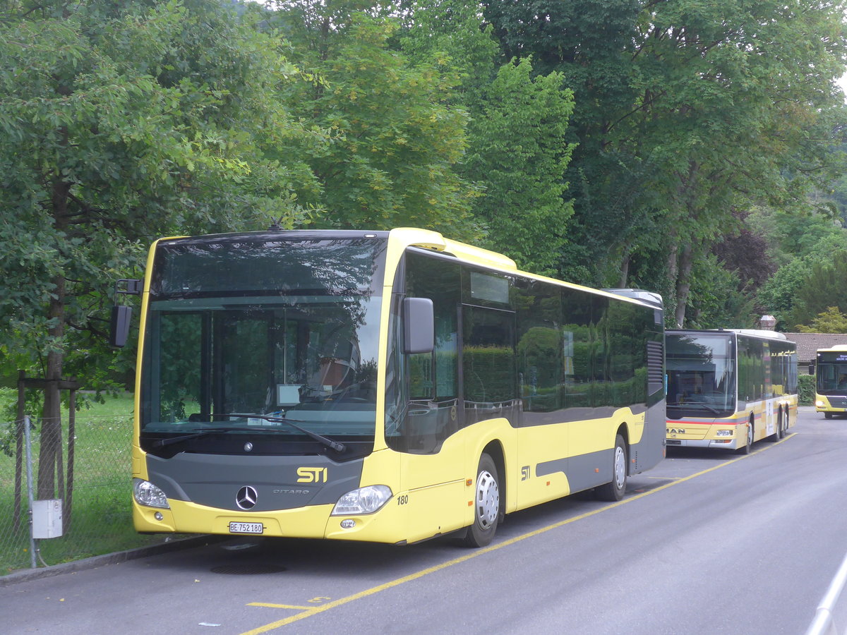 (218'724) - STI Thun - Nr. 180/BE 752'180 - Mercedes am 15. Juli 2020 bei der Schiffl�ndte Thun
