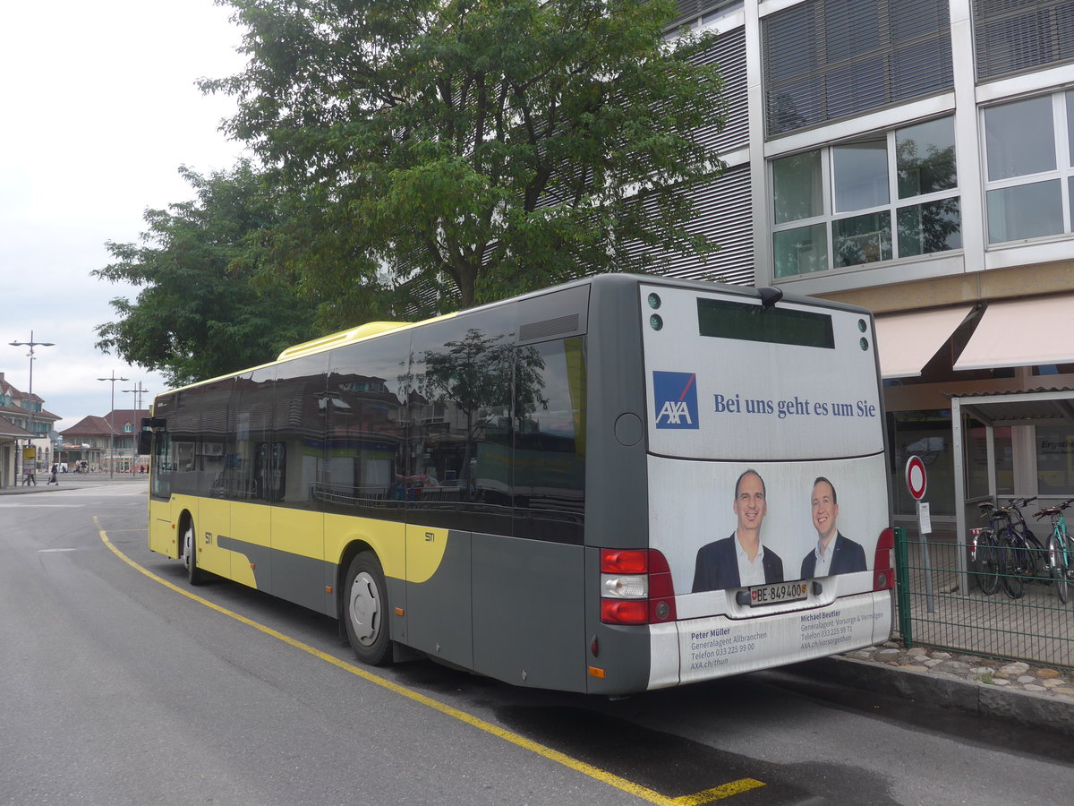 (218'725) - STI Thun - Nr. 400/BE 849'400 - MAN am 16. Juli 2020 bei der Schiffl�ndte Thun
