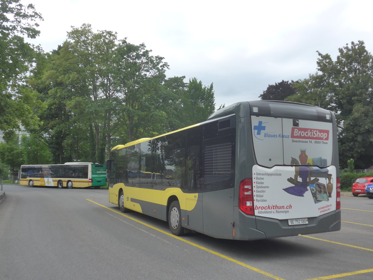 (218'727) - STI Thun - Nr. 180/BE 752'180 - Mercedes am 16. Juli 2020 bei der Schiffl�ndte Thun