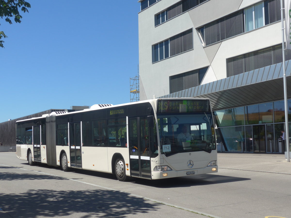 (219'215) - Interbus, Yverdon - Nr. 212/FR 300'702 - Mercedes (ex BSU Solothurn Nr. 41) am 27. Juli 2020 beim Bahnhof Bern Br�nnen Westside